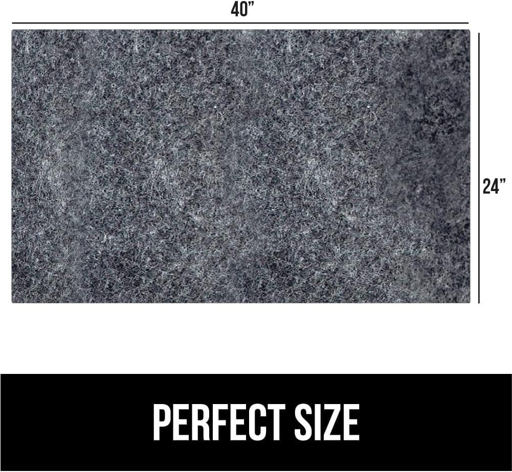 imageGORILLA GRIP LeakGuard NonAdhesive Under Sink Mat for Kitchen Cabinet Waterproof Quick Dry Shelf Liner Durable Absorbent Felt Mats for Bathroom Sinks Cabinets Dresser Easy to Trim 24x30 CharcoalCharcoal
