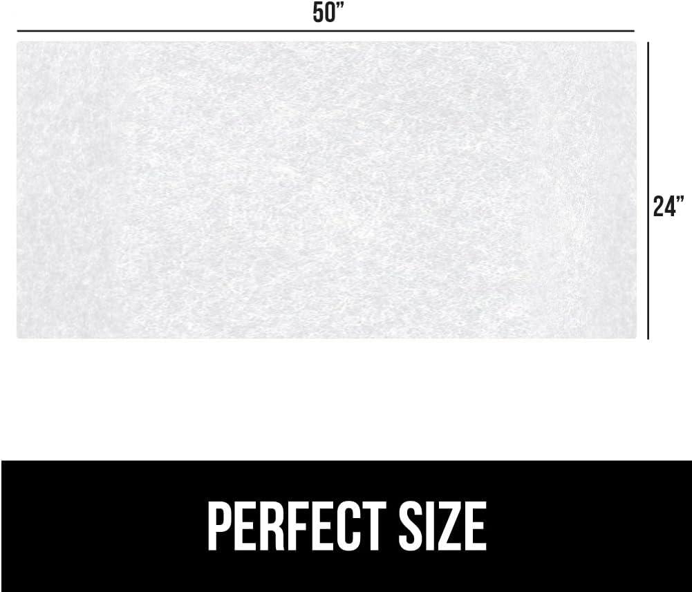 imageGORILLA GRIP LeakGuard NonAdhesive Under Sink Mat for Kitchen Cabinet Waterproof Quick Dry Shelf Liner Durable Absorbent Felt Mats for Bathroom Sinks Cabinets Dresser Easy to Trim 24x30 CharcoalWhite