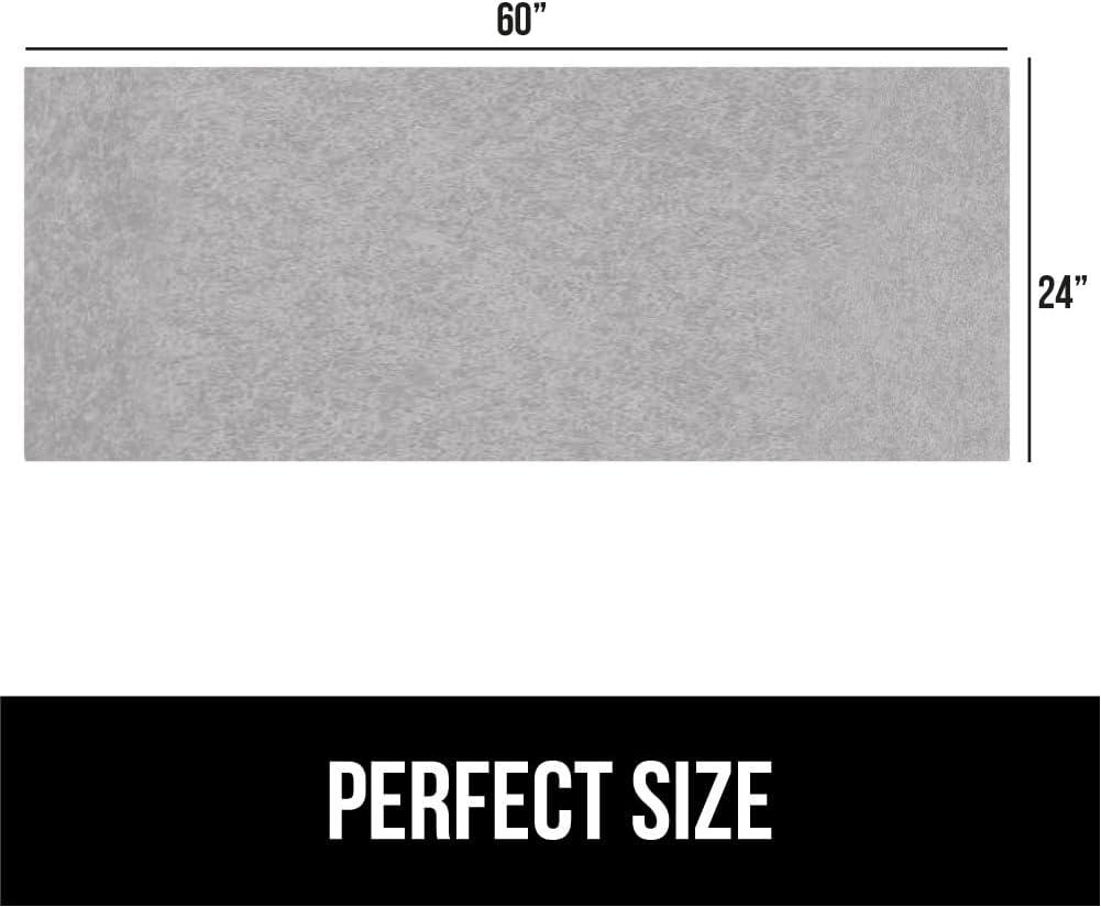 imageGORILLA GRIP LeakGuard NonAdhesive Under Sink Mat for Kitchen Cabinet Waterproof Quick Dry Shelf Liner Durable Absorbent Felt Mats for Bathroom Sinks Cabinets Dresser Easy to Trim 24x30 CharcoalLight Gray