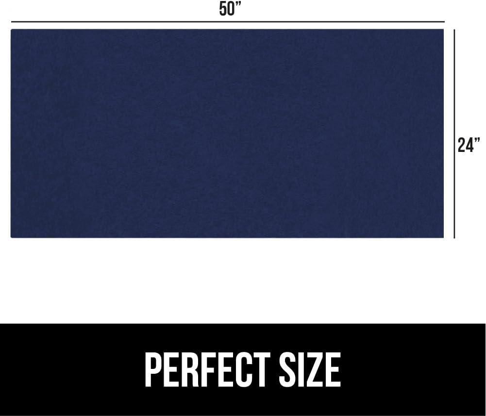 imageGORILLA GRIP LeakGuard NonAdhesive Under Sink Mat for Kitchen Cabinet Waterproof Quick Dry Shelf Liner Durable Absorbent Felt Mats for Bathroom Sinks Cabinets Dresser Easy to Trim 24x30 CharcoalNavy