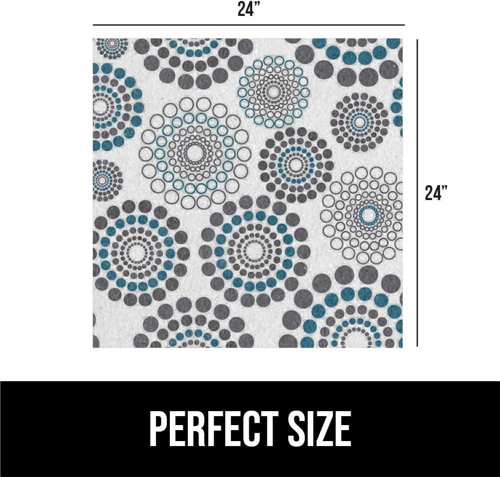 imageGORILLA GRIP LeakGuard NonAdhesive Under Sink Mat for Kitchen Cabinet Waterproof Quick Dry Shelf Liner Durable Absorbent Felt Mats for Bathroom Sinks Cabinets Dresser Easy to Trim 24x30 CharcoalSpiral GrayWhiteTurquoise