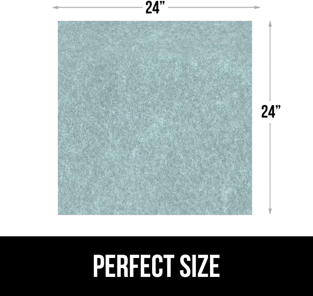 imageGORILLA GRIP LeakGuard NonAdhesive Under Sink Mat for Kitchen Cabinet Waterproof Quick Dry Shelf Liner Durable Absorbent Felt Mats for Bathroom Sinks Cabinets Dresser Easy to Trim 24x30 CharcoalSpa Blue
