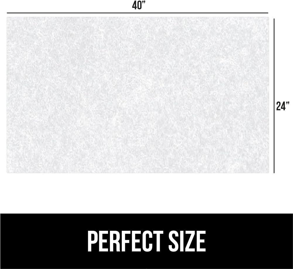 imageGORILLA GRIP LeakGuard NonAdhesive Under Sink Mat for Kitchen Cabinet Waterproof Quick Dry Shelf Liner Durable Absorbent Felt Mats for Bathroom Sinks Cabinets Dresser Easy to Trim 24x30 CharcoalWhite