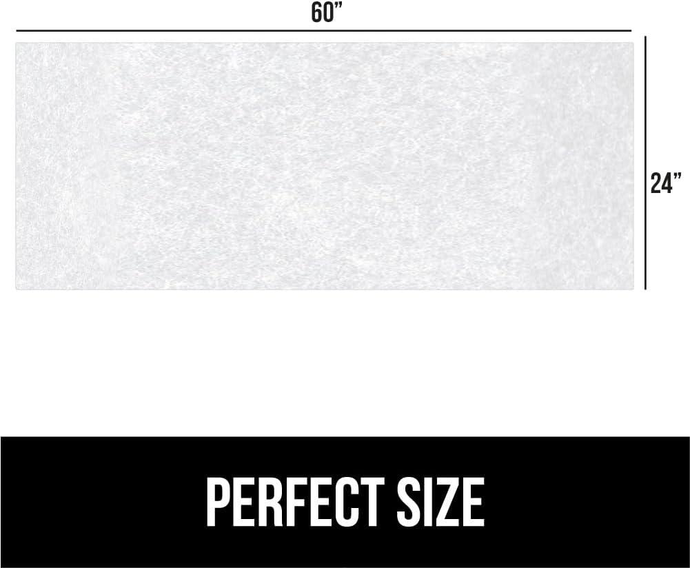 imageGORILLA GRIP LeakGuard NonAdhesive Under Sink Mat for Kitchen Cabinet Waterproof Quick Dry Shelf Liner Durable Absorbent Felt Mats for Bathroom Sinks Cabinets Dresser Easy to Trim 24x30 CharcoalWhite