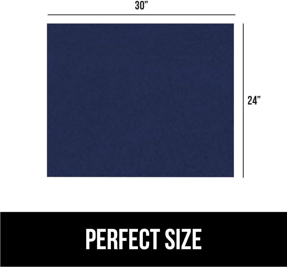 imageGORILLA GRIP LeakGuard NonAdhesive Under Sink Mat for Kitchen Cabinet Waterproof Quick Dry Shelf Liner Durable Absorbent Felt Mats for Bathroom Sinks Cabinets Dresser Easy to Trim 24x30 CharcoalNavy