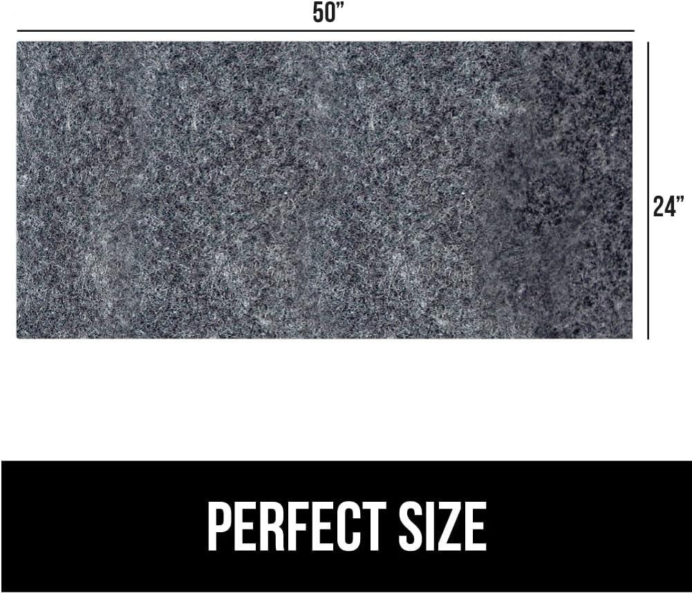 imageGORILLA GRIP LeakGuard NonAdhesive Under Sink Mat for Kitchen Cabinet Waterproof Quick Dry Shelf Liner Durable Absorbent Felt Mats for Bathroom Sinks Cabinets Dresser Easy to Trim 24x30 CharcoalCharcoal