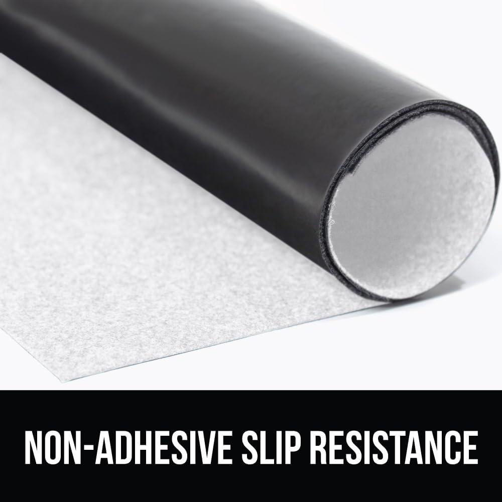 imageGORILLA GRIP LeakGuard NonAdhesive Under Sink Mat for Kitchen Cabinet Waterproof Quick Dry Shelf Liner Durable Absorbent Felt Mats for Bathroom Sinks Cabinets Dresser Easy to Trim 24x30 CharcoalWhite