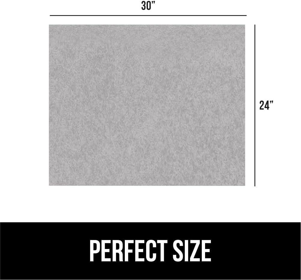 imageGORILLA GRIP LeakGuard NonAdhesive Under Sink Mat for Kitchen Cabinet Waterproof Quick Dry Shelf Liner Durable Absorbent Felt Mats for Bathroom Sinks Cabinets Dresser Easy to Trim 24x30 CharcoalLight Gray