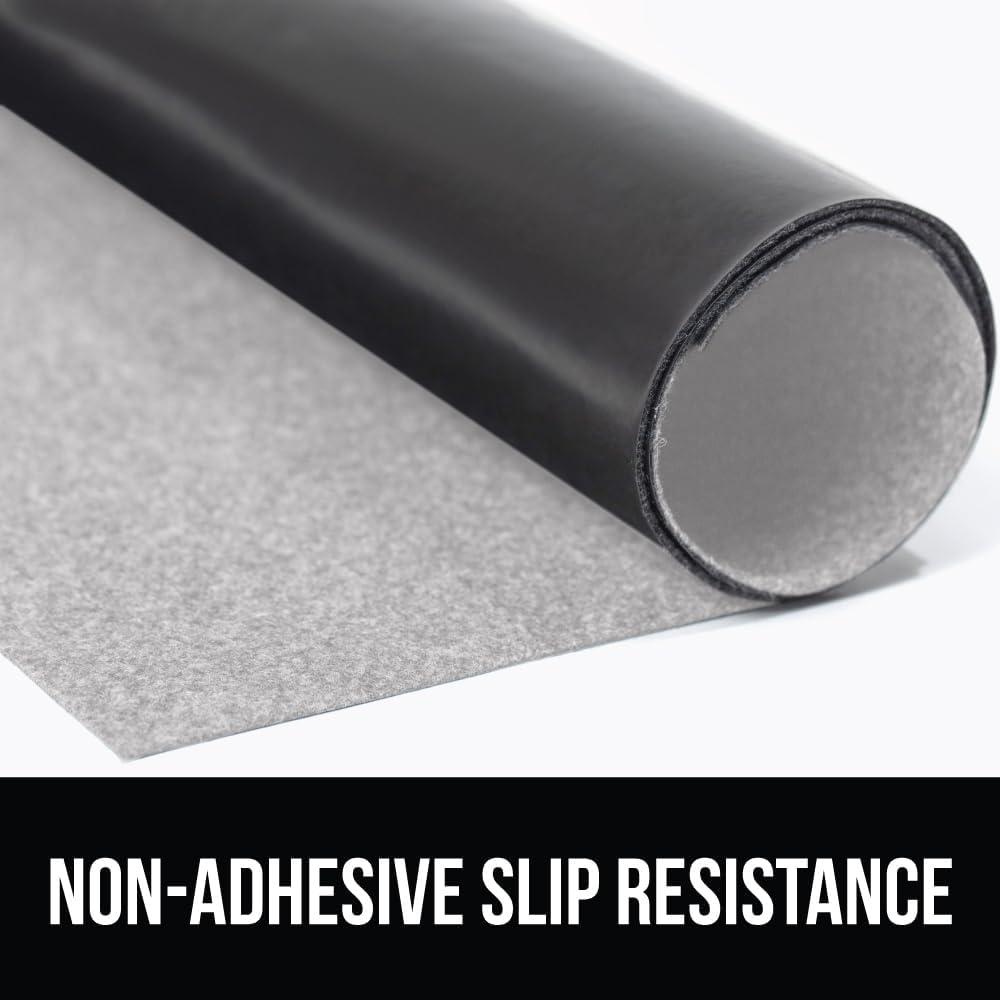 imageGORILLA GRIP LeakGuard NonAdhesive Under Sink Mat for Kitchen Cabinet Waterproof Quick Dry Shelf Liner Durable Absorbent Felt Mats for Bathroom Sinks Cabinets Dresser Easy to Trim 24x30 CharcoalLight Gray