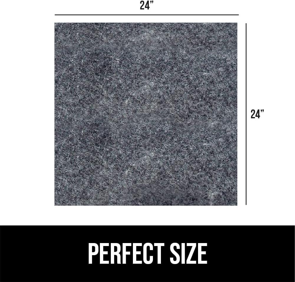 imageGORILLA GRIP LeakGuard NonAdhesive Under Sink Mat for Kitchen Cabinet Waterproof Quick Dry Shelf Liner Durable Absorbent Felt Mats for Bathroom Sinks Cabinets Dresser Easy to Trim 24x30 CharcoalCharcoal