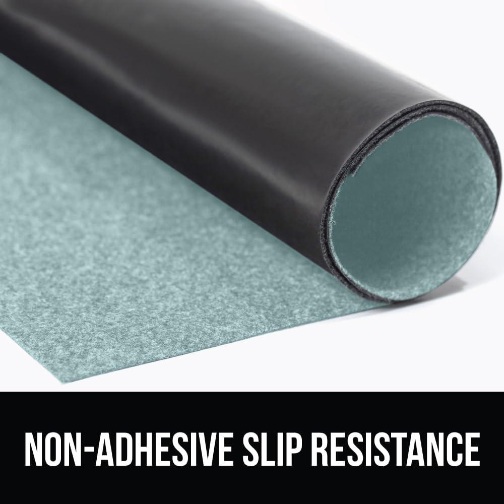 imageGORILLA GRIP LeakGuard NonAdhesive Under Sink Mat for Kitchen Cabinet Waterproof Quick Dry Shelf Liner Durable Absorbent Felt Mats for Bathroom Sinks Cabinets Dresser Easy to Trim 24x30 CharcoalSpa Blue