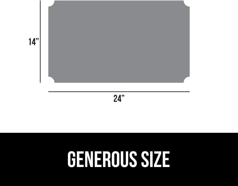 imageGORILLA GRIP ShelfGuard Wire Shelf Liner Compatible with Amazon Basics Shelving Unit Set of 5 Waterproof Liners for Organizing Metal Rack Shelves Kitchen Cabinets Cupboard Pantry 14x30 ClearCharcoal