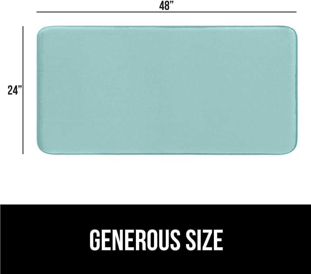 imageGORILLA GRIP Thick Memory Foam Toilet Rug for Bathroom U Shaped Washable Soft Absorbent Velvet Topside Floor Mats Machine Wash Cushioned Luxury Rugs for Bath Room 225x195 Graphite GraySeablue